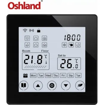 Termostat TERMOSTAT POKOJOVÝ DOTYKOVÝ LCD PANEL 16A WIFI TUYA PRO PODLAHOVÉ TOPENÍ