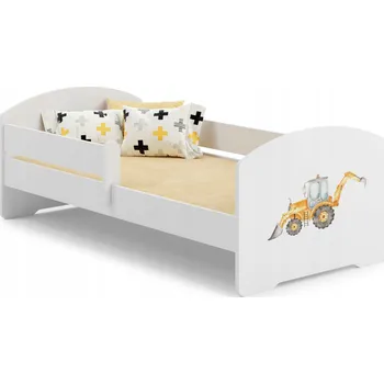 Dětská postel Postel Kobi LUK 70 x 140 cm bílá