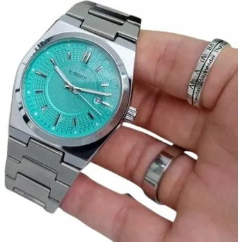 Hodinky PÁNSKÉ HODINKY X-GEQCK ELEGANTNÍ Stříbrné Ocelový NÁRAMEK VODĚODOLNÉ