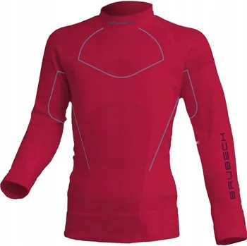 Chlapecká mikina Dětská termo mikina Brubeck LS13670 rubínová vel. 92/98