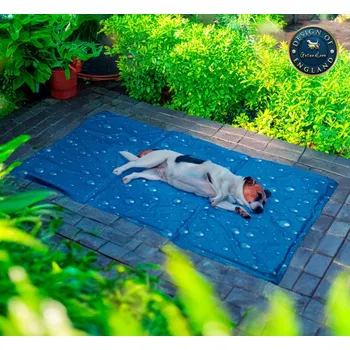 Pelíšek pro psa GetandLove matrace pro psa modrá 90 cm x 50 cm