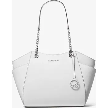 Kabelka Michael Kors kabelka z pravé kůže bílá