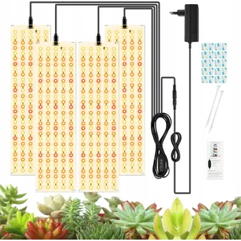 Osvětlení pro růst rostliny LED pásek pro pěstování rostlin, GROW, 30 cm, 540 LED diod, 40 W, IP44