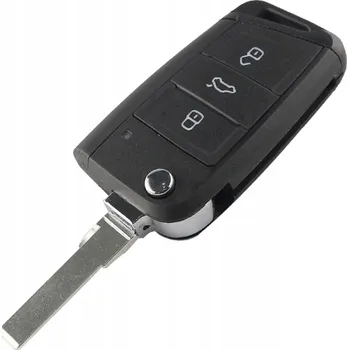 Autoklíč Náhradní obal klíče 3-tlačítkový Škoda Octavia/VW