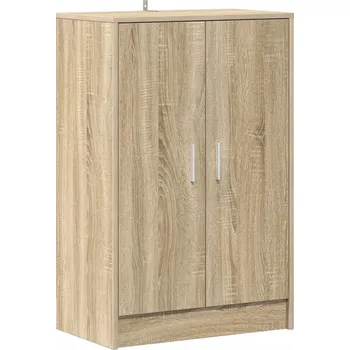 Botník Botník s dvířky, dub sonoma, 60x35x92 cm