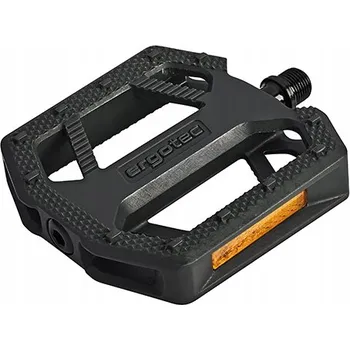 Pedál na kolo Cyklistické pedály Ergotec EP-M 103x100 mm, černé