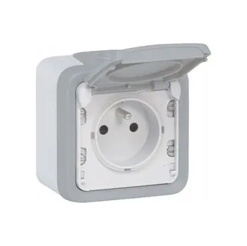 Elektrická zásuvka Legrand šedá nástěnná Elektrická Zásuvka