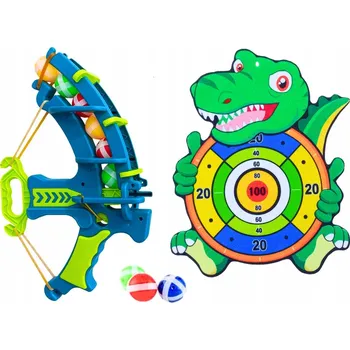 Hračka pro nejmenší Terč na kuličky Na Suchý Zip Drak Pistole Luk