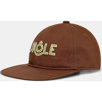 Kšiltovka Bavlněná baseballová čepice Drôle de Monsieur Casquette Drôle, ONE SIZE, hnědá, 88X