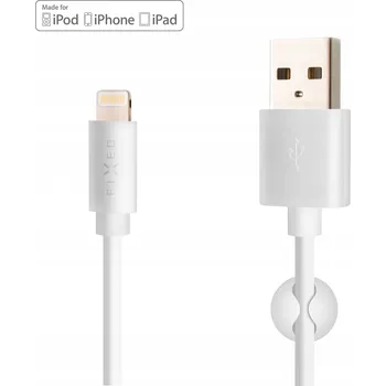Datový kabel Kabel Fixed USB - Apple Lightning 2 m bílý