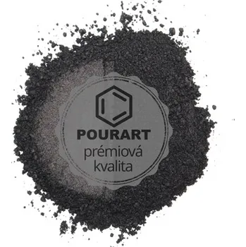 PourArt Metalický prášek DK402 Pearl Jet Black 10g