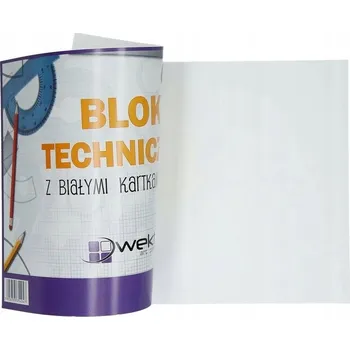 Technický blok Wektor Bílý A3