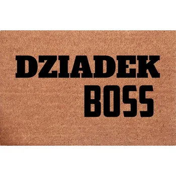 Rohožka Kokosová rohožka ke dveřím ke Dni dědečka - Děda je šéf - dárek