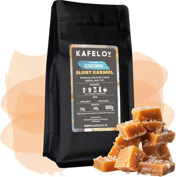 Káva zrnková bez kofeinu Kafelov 250 g