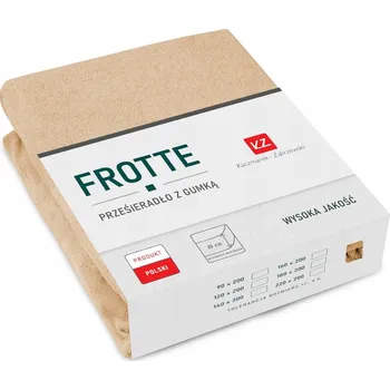 Prostěradlo Froté prostěradlo s gumou 160x200 béžové, SILNÉ