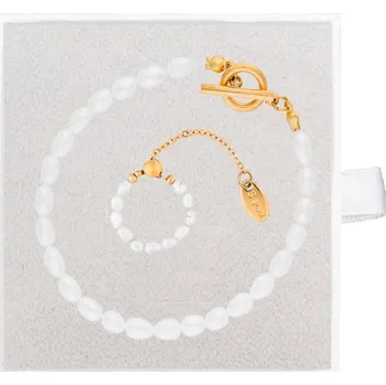 Souprava šperků franco bene Perličkový set na ruku - pozlacený | 10000
