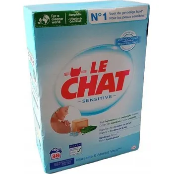 Prací prášek Le Chat Sensitive Prací Prášek 38 praní 2,28 kg