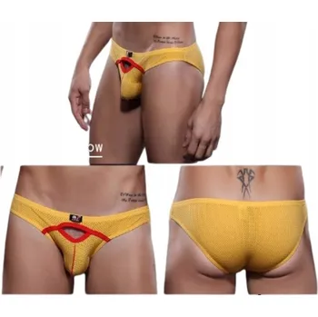 Slipy Pánské slipy se síťkou a vykrojením - XL