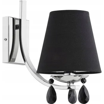 Nástěnné svítidlo Alfa Enzo 1X40W E14 Chrom Černá 21690.00