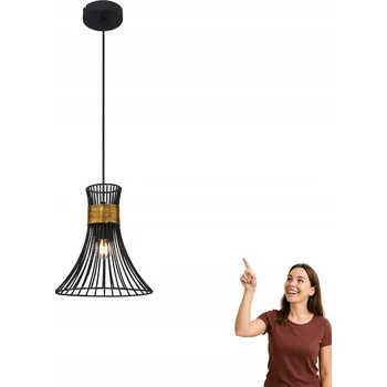 ZÁVĚSNÁ LAMPA PŘEVISLÁ GLOBO PURRA ČERNÁ 54814H