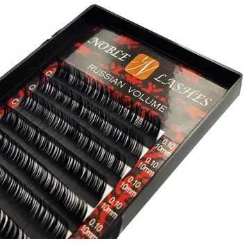 Umělé řasy Řasy Noble Lashes Russian Volume D 0,07 mix 8-13 mm černé
