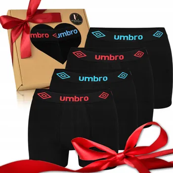 UMBRO Sada Pánských Boxerek Černé 4 Kusy VEL. XL