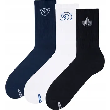 Dámské ponožky 3x Barevné Ponožky ZOOKSY Bavlněné Ponožky Dámské 36-40 Sada