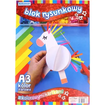 Blok Blok na kreslení A3 Schemat barevný