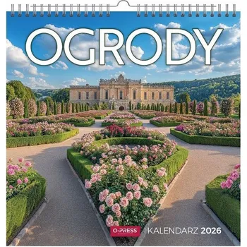 Kalendář Nástěnný kalendář čtverec Zahrady 2026