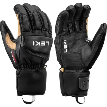 Rukavice Leki Griffin Pro 3D black-tan 653843305 25/26