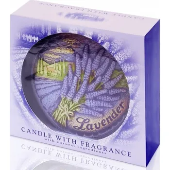 Svíčka Parafínová vonná svíčka Levandule Bartek Candles 1 ks