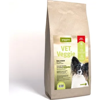 Krmivo pro psa Yoggies VET Veggie bez masa, minigranule lisované za studena s probiotiky Hmotnost: 10kg
