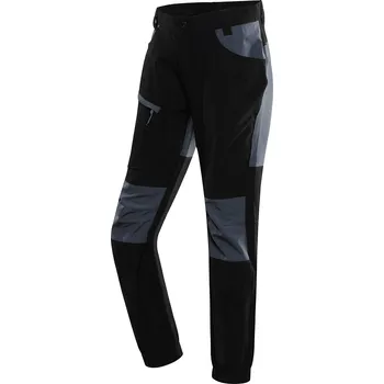 Pánská softshellová bunda Dětské softshellové kalhoty ALPINE PRO AKANO černá 140-146