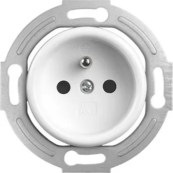 Elektrická zásuvka Elhard Retro Klasik KL2000W bílá