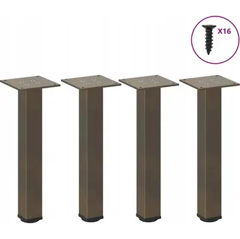 Konferenční stolek Nohy konferenčního stolku, 4 ks , přírodní ocel , 30-32 cm, ocel