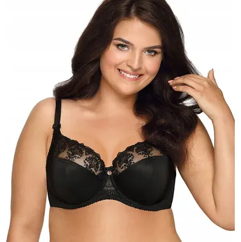 Podprsenka Ava podprsenka nevyztužená černá velikost 100C