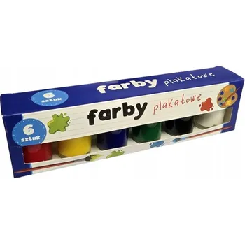 Vodová barva JOINCO Plakátové barvy 6 barev 6 x 20 ml