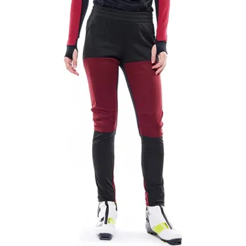 Dámské kalhoty FISCHER Asarna Black - Burgundy