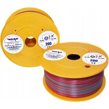 elektrický kabel Kabel LGY/H05V-K 0,35 mm2 200 m Červeno-Modrý