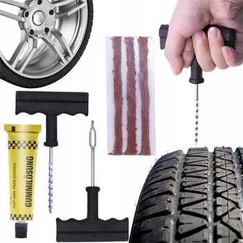 Sada na opravu pneumatiky OPRAVNÁ SADA NA PNEUMATIKY PNEUMATIKY KOLA RYCHLÁ OPRAVA ZALEPENÍ DÍRY