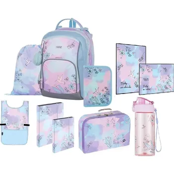 Set školních potřeb Oxybag Školní sada set 10 dílný OXY GO Kolibřík batoh, penál a doplńky 0-23925/010