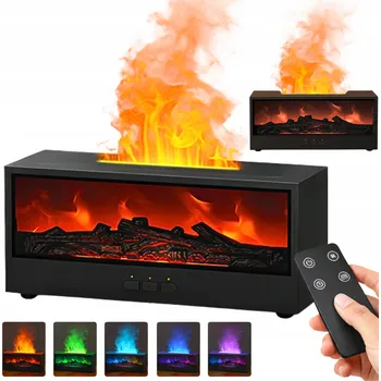 Zvlhčovač vzduchu Zvlhčovač Vzduchu Komínek Difuzér pro Domácnost Aromaterapie Časovač USB 150 ml