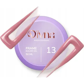 Lak na nehty DIVNA Frame Builder Gel 13 50 ml stavební gel barevný na nehty
