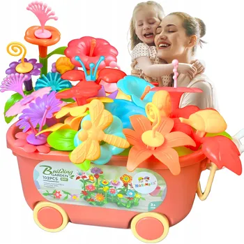 ostatní stavebnice Stavebnice plastová sada 102 dílů pro děti od 3 let