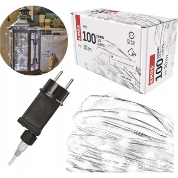 Vánoční dekorace Vánoční osvětlení na stromeček Emos venkovní 10 m 51 - 100 žárovek