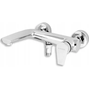 Vodovodní baterie Vanová baterie na okraj vany Novaservis 1 stříbrná