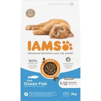 Krmivo pro kočku Krmivo pro kočky IAMS For Vitality Ryba 3 kg