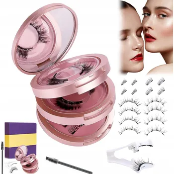 Umělé řasy MAGNETICKÉ ŘASY OPAKOVANĚ POUŽITELNÉ 8 PÁRŮ S APLIKÁTOREM