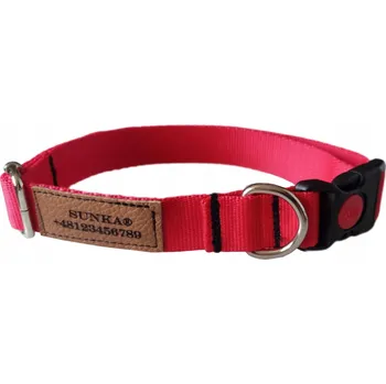Obojek pro psa Obojek pro psa s gravírováním Sunka vel. M