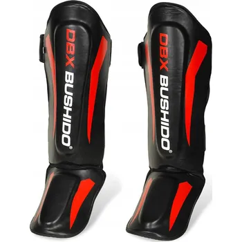 Chránič holeně pro bojový sport Chrániče holení a nártů DBX Bushido Red Predator vel. M